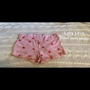 Stripped Cherry Shorts